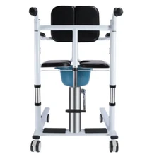 New Transfer Chair Patient Lift 180° Split Seat for Elderly Disabled Handicapped