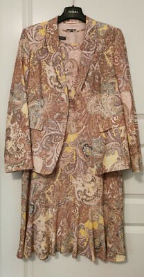 BASLER Kostüm Gr 42 44 2tlg Blazer + Kleid NP 699 