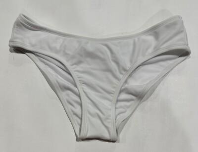 Juniors' Wide Side Cheeky Hipster Bikini Bottom - Xhilaration White M (4-6)