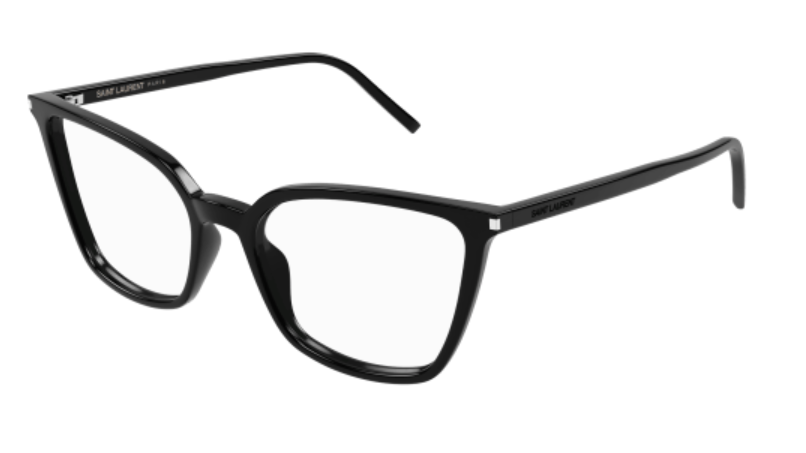 SAINT LAURENT キャットアイフレムメカネ SL669 002 Saint Laurent SL 669 002 Black Cat-Eye Women's Eyeglasses | eBay