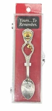Florida Southernmost Point Sovereign Spoon By Fort With Case. Key West Spoon