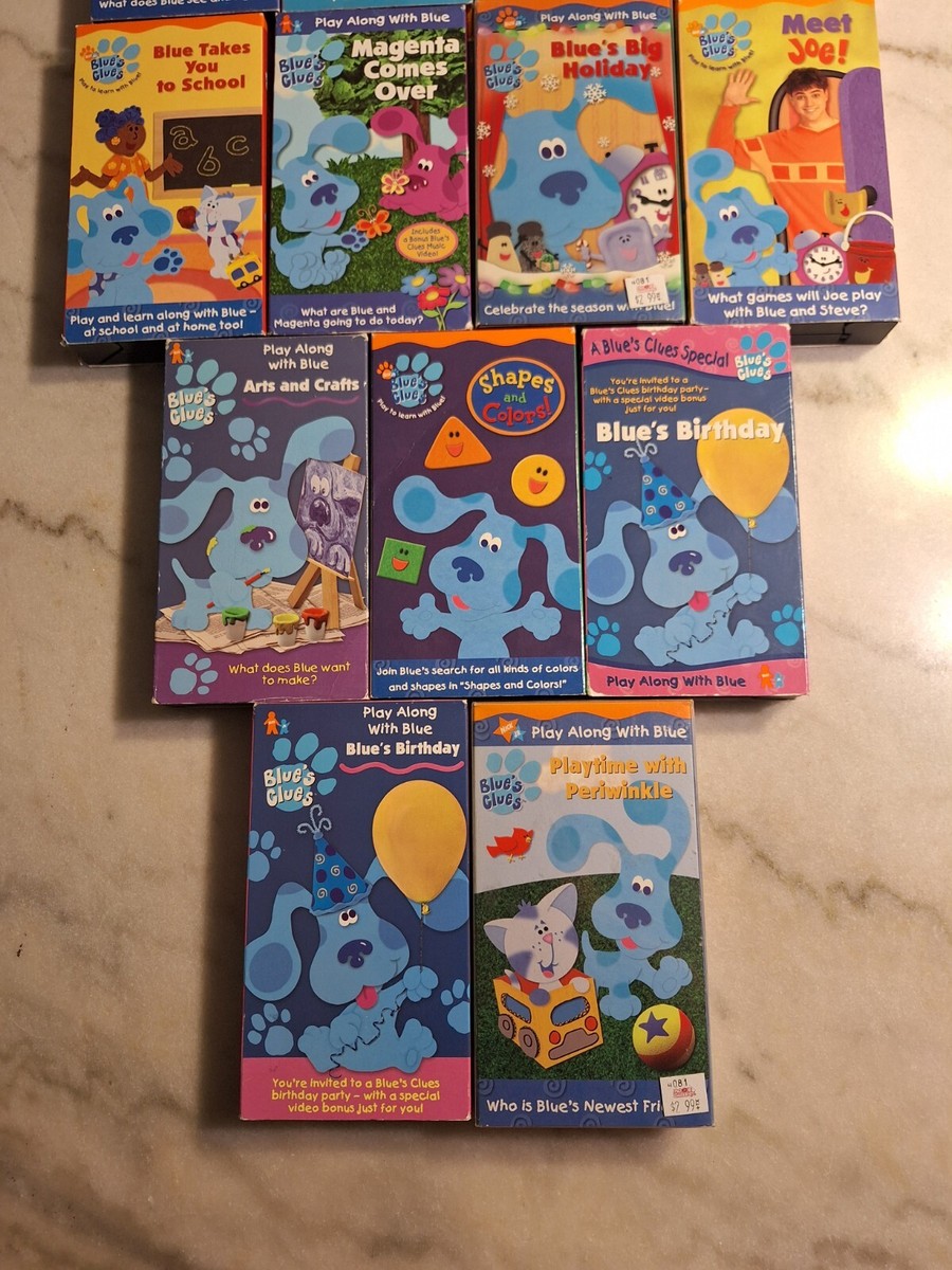 Blue［Times］ VHS Blues Clues Telling Time With Blue VHS 97368789432| eBay