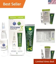 New: X Combo Pack - Nasal Gel 30g & Spray 30ml for Complete Nasal Relief: Dry...