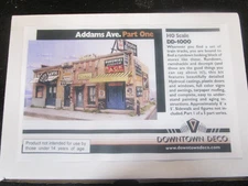 HO Scale Addams Avenue Part One Building kit by Downtown Deco (W20)