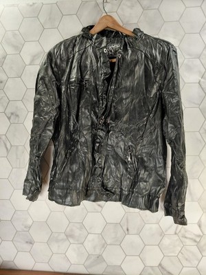 Womens DollHouse Groovy Faux Leather Jacket  1x 