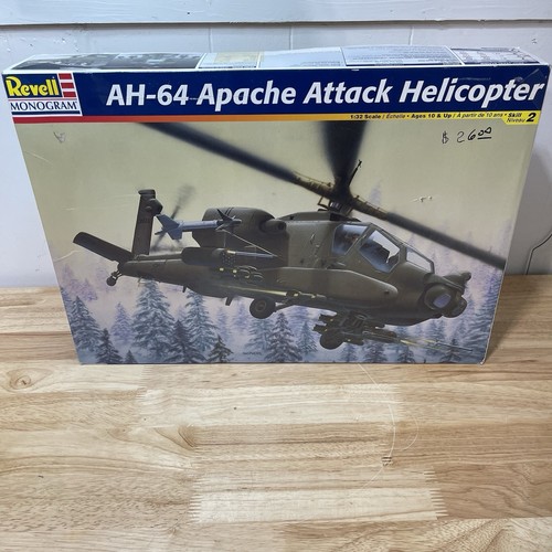 AH 64 Apache Attack Helicopter Revell Model Kit Scale 1 32 EBay ah-64-apache-attack-helicopter-revell-model-kit-scale-1-32-ebay