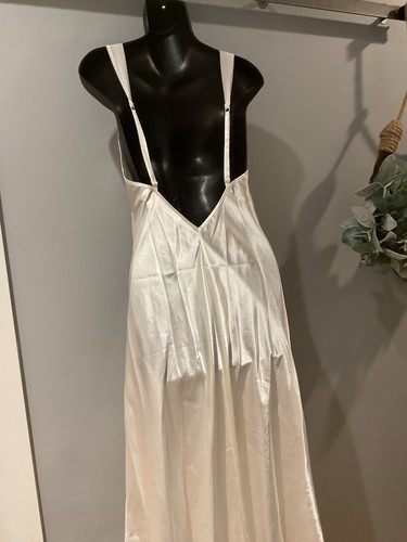 Camicia da notte da sposa vintage Victoria Secret bianca Teddy Lingerie S - Foto 6 di 8