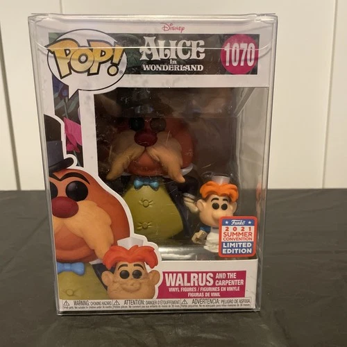 Walrus and the Carpenter Funko Pop! : Disney - 2021 Summer Con with protector