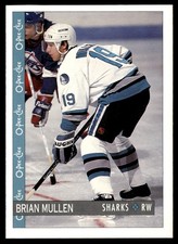 1992-93 O-Pee-Chee Brian Mullen San Jose Sharks #260