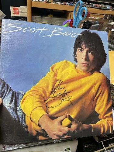 SCOTT BAIO -Self Titled Vinyl LP  1982  RCA CHACHI Autographed Signed  Cover