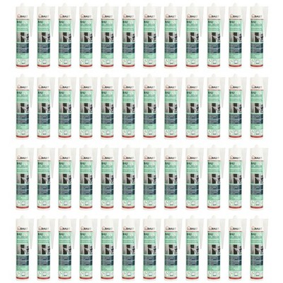 48x dubaust BAS24 Bausilikon Fenstersilikon Neutralsilikon 310ml Kartusche