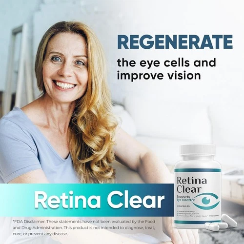 Retina Clear Vision Support Supplement – Eye Health Formula with Lutein,Zeaxant - Picture 2 of 9