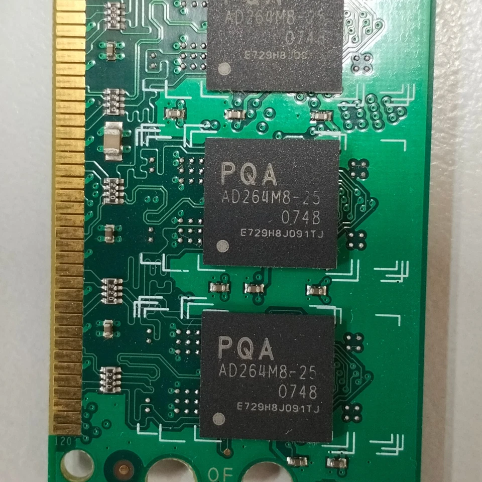 PQA 1GB DDR2 RAM PC3-8500 1066MHz non-ECC Unbuffered CL7 DIMM AD264M8-25 - Image 3 of 4