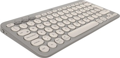 Logitech K380 Multi-Device Bluetooth Tastatur - Sand QWERTY Italienisch
