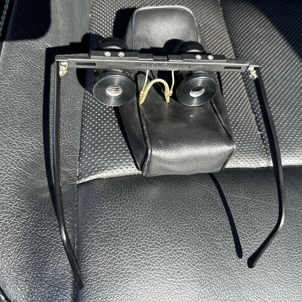 Eschenbach Tele 3x Clip-On Binocular Glasses with Case – Vintage Germany - Image 2 of 4