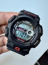 Casio G Shock G-9100-1JF Gulfman titanium case back 200m WR 
