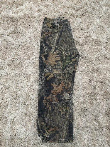 Vintage Wrangler Jeans Men's 36x30 Mossy Oak Green Camouflage