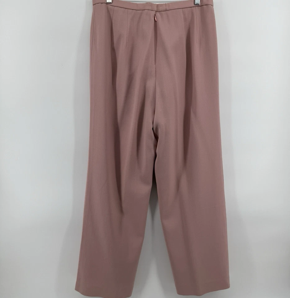 Pendleton Women’s Vintage Mauve 100% Virgin Wool Slacks Trousers Classic - Image 2 of 4