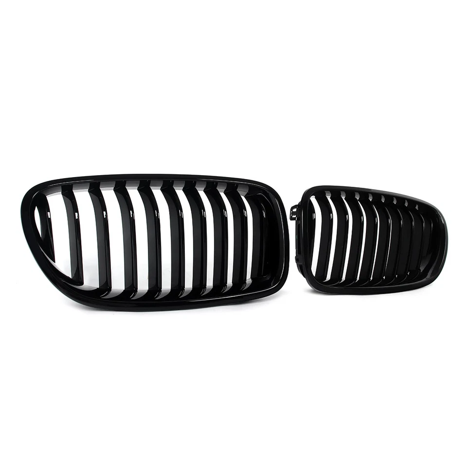 Front Bumper Kidney Grille Gloss Black Fits For BMW F10 528i 535i 550i 2010-2016 Foto 3 de 4