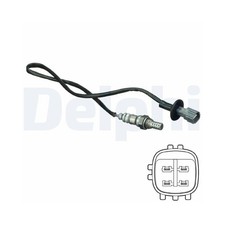 DELPHI ES20224-12B1 Lambdasonde für TOYOTA LEXUS, nach Katalysator, vorne links