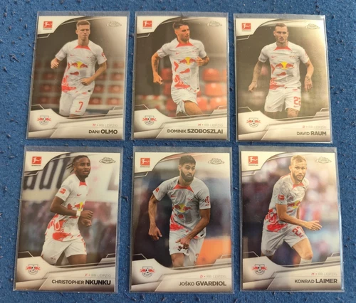 Topps Chrome Bundesliga 22/23 RB Leipzig Team Set Base Full Alle 6 Karten