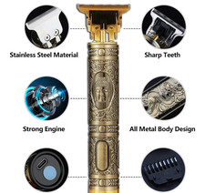 Professional Hair Clippers Trimmer Cutting Beard Cordless Barber Shaving Machine