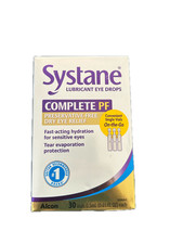 Systane Complete PF Single Vials 30 Vials  Eye Drops  Exp 5/2026 