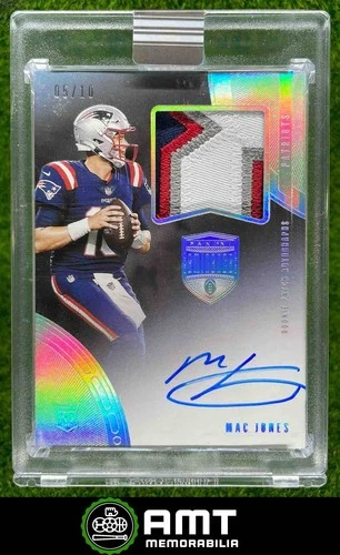 2021 Panini Eminence RPA-MC Mac Jones RC Patch Auto 5/10 New England Patriots