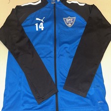 Puma US Youth Soccer 14 Competition Drycell Training Jacket Youth XL SFC Blue