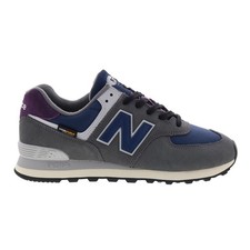 New Balance 574 U574KGN Mens Gray Suede Lace Up Lifestyle Sneakers Shoes