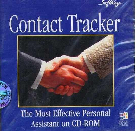 Contact Tracker (PC-CD, 1995) for Windows & DOS - NEW CD in SLEEVE - Image 2 of 3