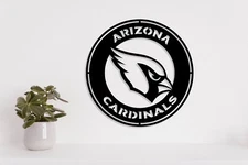 Arizona Cardinals badge laser cut vector files dxf, svg, eps. ai, pdf, png