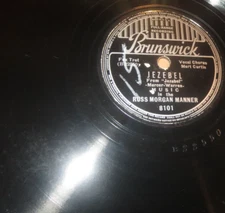 78RPM Brunswick 8101 Russ Morgan - Jezebel / It's Easier Said than Done, V to V+