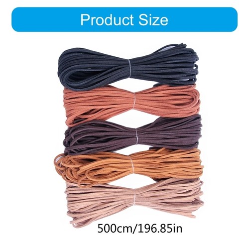 Pack of 5 Alternative Colors Jewelry Cord Elegant Korean Lint Necklace Cords - Picture 8 of 8