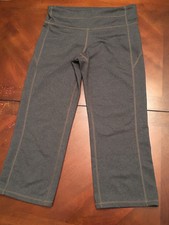 Athleta Dark Gray Size S Capri Fitness Exercise Gym Pants