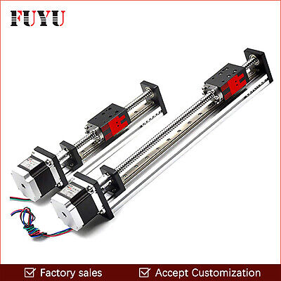Wear Resistant Ball Screw Linear Actuator Motorized Guide Rail High Positioning High Precision Effective Stroke 300㎜1610 Screw 