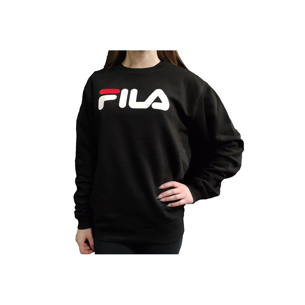 Толстовки универсальные унисекс Fila Classi Pure Crew Sweat 681091002 Schwarz 13590₽