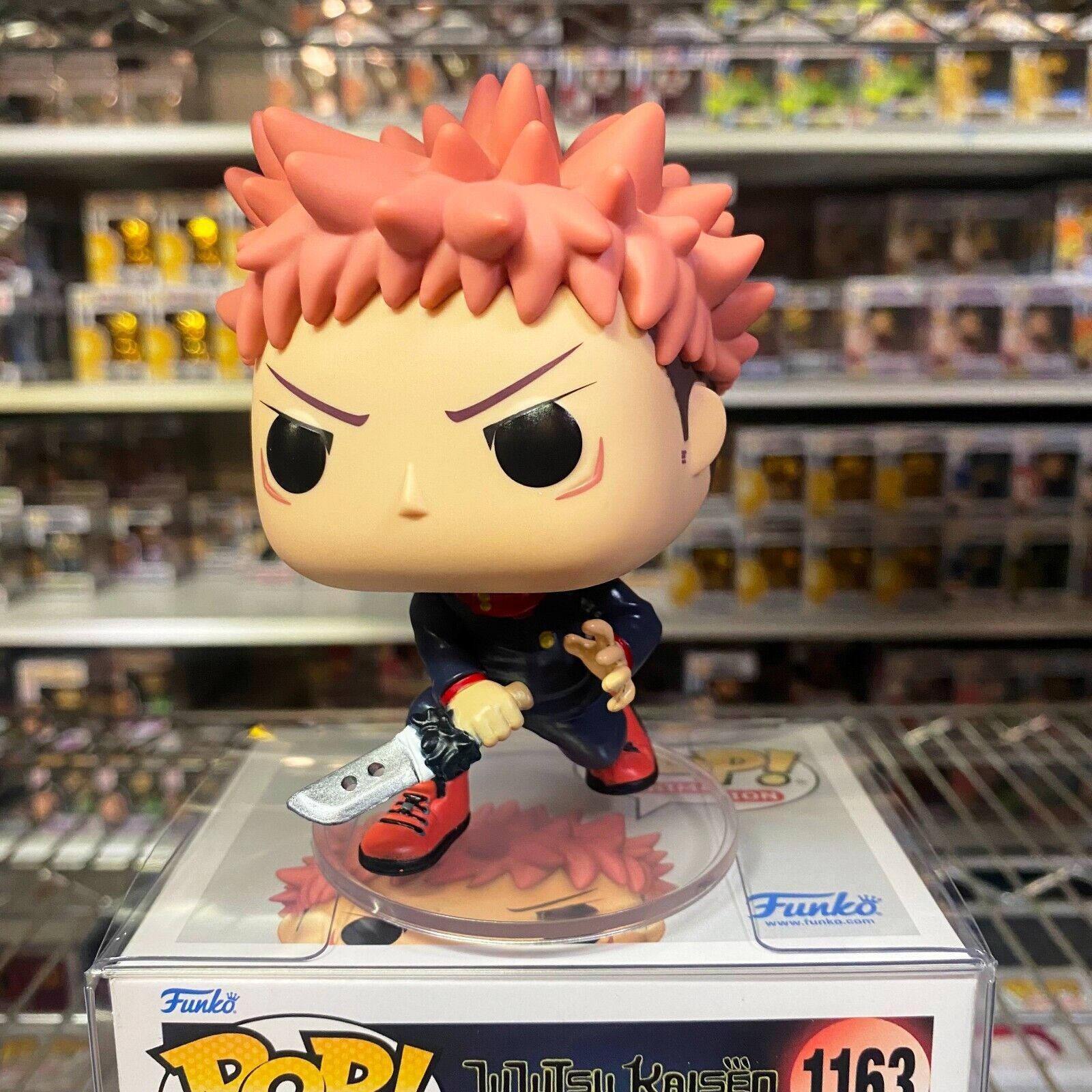 Jujutsu Kaisen 1163 - Yuji Itadori with Knife Pop! Vinyl Figure (2022  Summer 889698652421