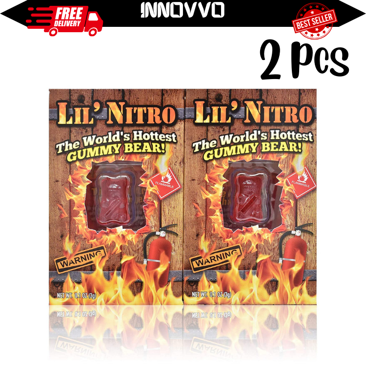 Lil' Nitro Gummy Bear Worlds Hottest Gummy Bear (Pack of 2