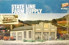 Walthers 2912 State Line Farm Supply Plastic Building Kit HO 1/87 NEW
