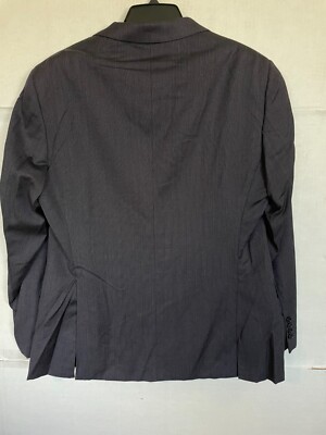 EMPORIO ARMANI G LINE SUIT JACKET BROWN BLUE MENS SIZE 52 (US 42