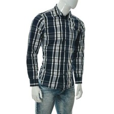 Jack Jones Core Workwear Men's One Pocket Plaid Reinforced Shirt Long Sleeve S
