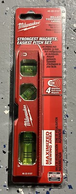 Livella Magnetica Milwaukee Per Misurazione, Serie Slim, 2 Fiale In Acrilico Lunghezza 400 Materiale Alluminio - Foto 9