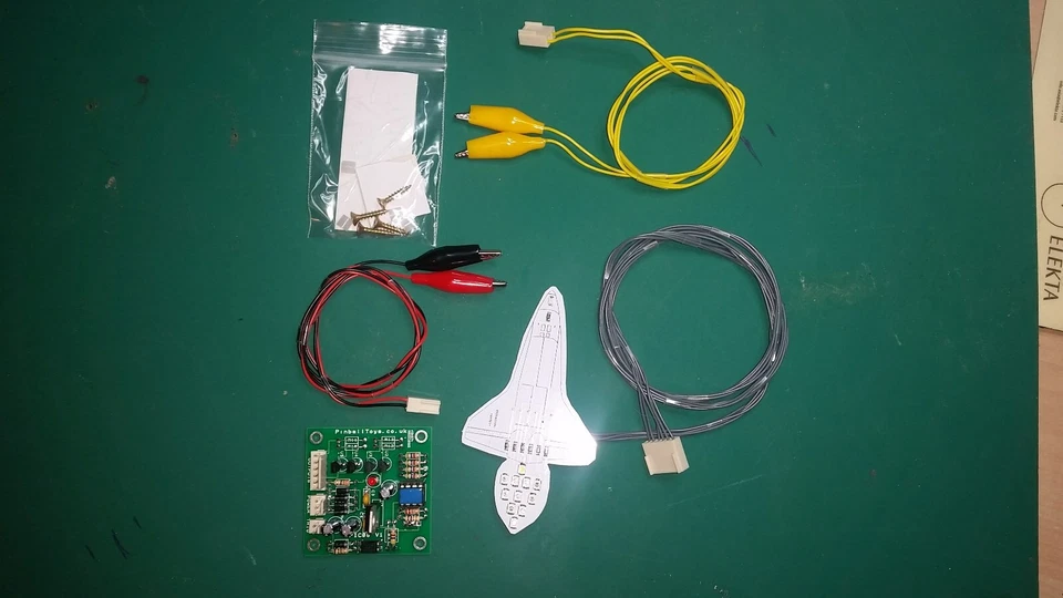 Bride Of Pinbot Pinball - BOP - Shuttle Ramp Plane LED Mod - Image 2 of 3