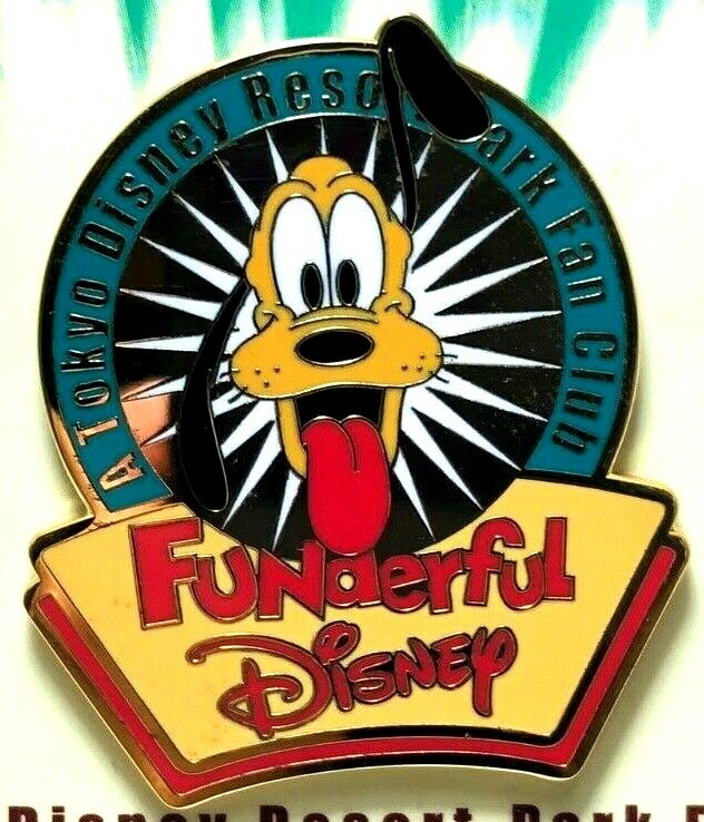 Tokyo Disney Resort Funderful Disney Fan club limited pin badge