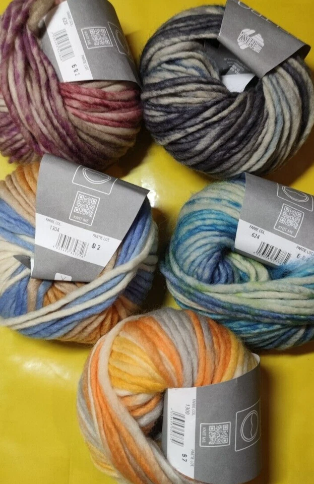 Filzwolle, FELTRO RIGATO (LANA GROSSA) 100% Schurwolle 50g/50m - Bild 4 von 4