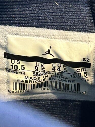 Nike Jordan SON OF LOW HORNETS, WHITE/MIDNIGHT (580603-105) Mens Size 10.5 - Picture 6 of 7