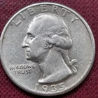 1935 S Washington Quarter 25c Higher Grade AU #80867