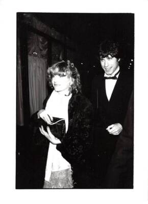Pressefoto.ALE10502.23x18 cm ca.1982.Paris.John Travolta.Film.Brian