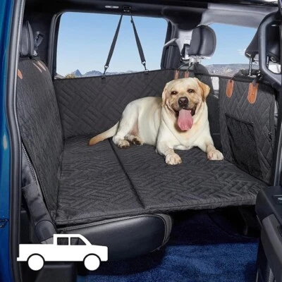 TKYZ Dog Seat Cover for Trucks/SUV- Back Seat Extender HIGH QUALITY HARD BOTTOM
